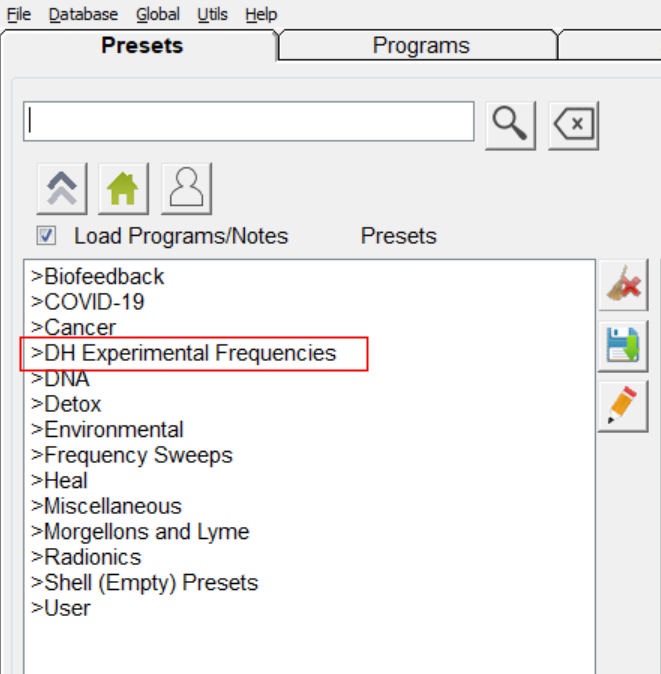 DH Experimental Presets