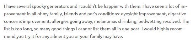 Using Multiple Generators for Family Health