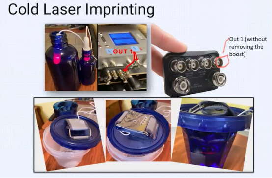 2. Using Spooky2 Cold Laser for Frequency Imprinting