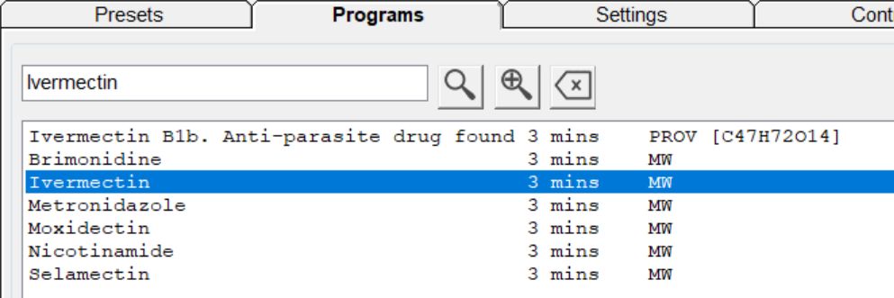 Ivermectin (MW) Program